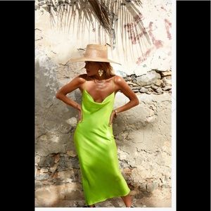 Rat & boa Lima slip dress medium